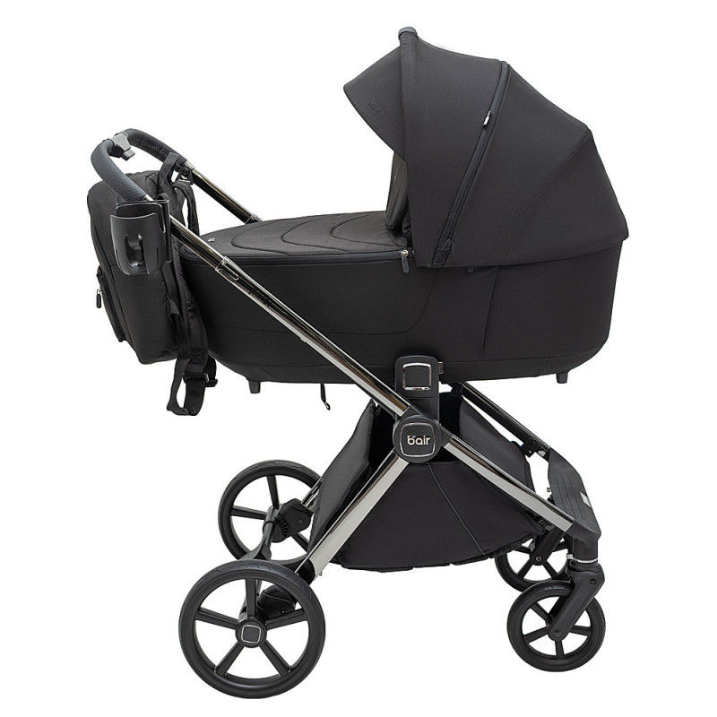 Універсальна коляска 2 в 1 Bair Pixel Chrome PC-01 black rock