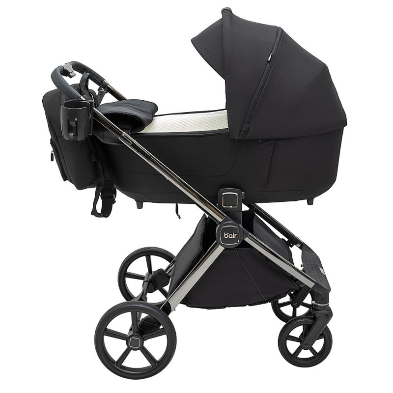 Універсальна коляска 2 в 1 Bair Pixel Chrome PC-01 black rock