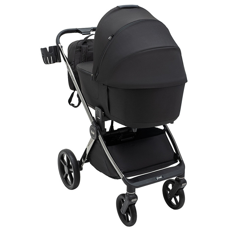 Універсальна коляска 2 в 1 Bair Pixel Chrome PC-01 black rock
