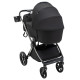 Універсальна коляска 2 в 1 Bair Pixel Chrome PC-01 black rock