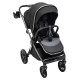 Універсальна коляска 2 в 1 Bair Pixel Chrome PC-01 black rock