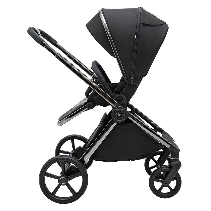 Універсальна коляска 2 в 1 Bair Pixel Chrome PC-01 black rock