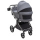 Універсальна коляска 2 в 1 Bair Pixel Chrome PC-02 graphite grey