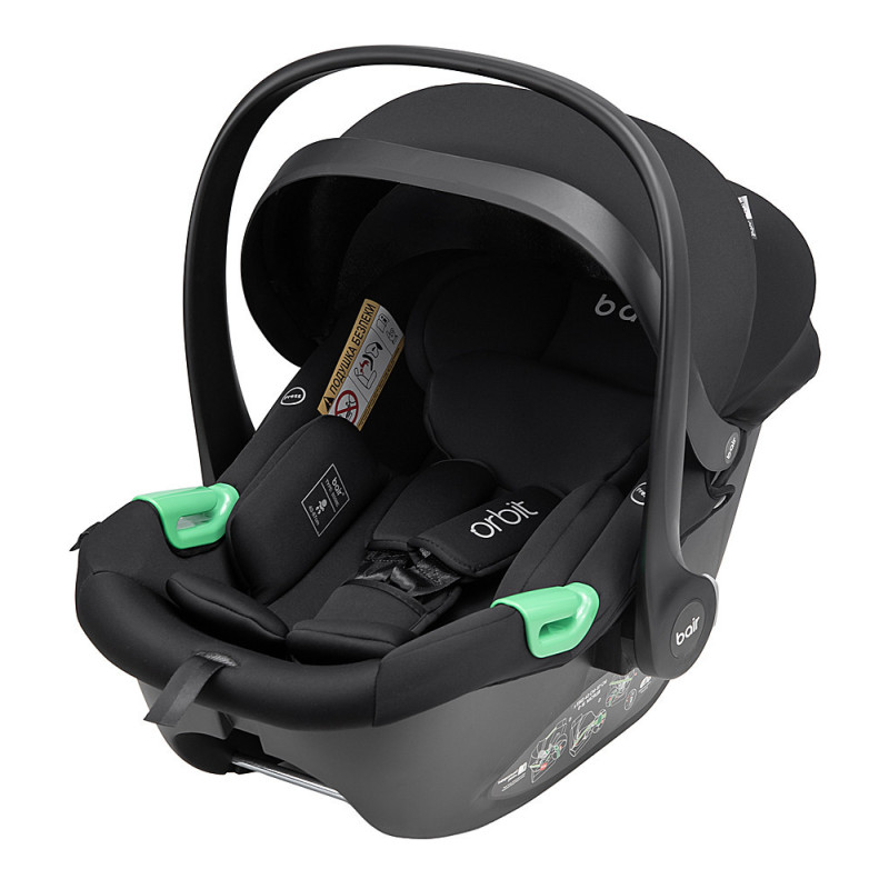 Автокрісло Bair Orbit with Base i-size Iso-fix ORB-01 total black