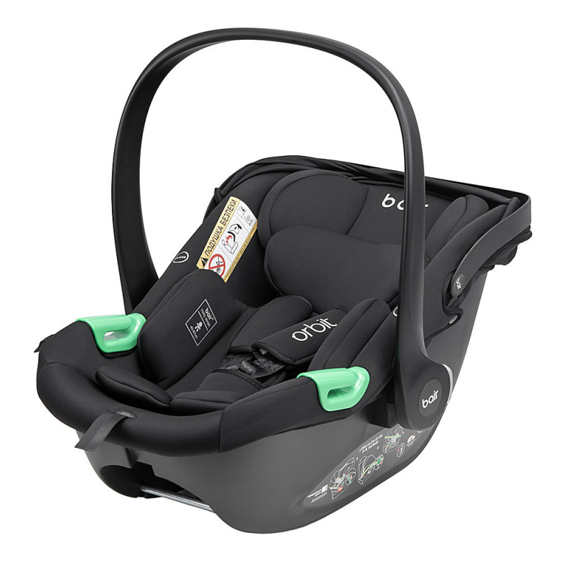 Автокрісло Bair Orbit with Base i-size Iso-fix ORB-01 total black