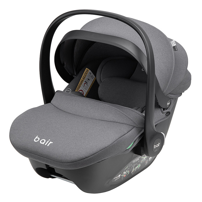 Автокрісло Bair Orbit with Base i-size Iso-fix ORB-02 graphite midnight