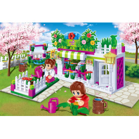 Конструктор Banbao Модне місто 252 частини Квіткова крамниця