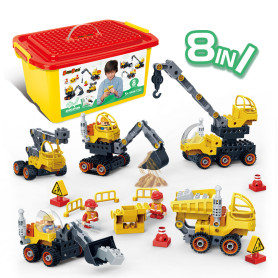 Конструктор Banbao Наука Набір будівельної техніки 8в1 93 частини