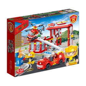 Конструктор Banbao Пожежники 505 частини Пожежна частина