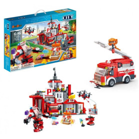 Конструктор Banbao БанБао сіті 1081 частини Команда пожежників