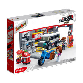 Конструктор Banbao Швидкісні гонки 515 частини Автосервіс