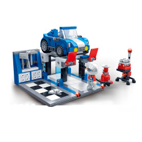 Конструктор Banbao Швидкісні гонки 243 частини Зона заміни масла