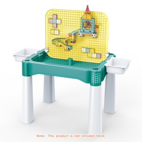 Столик Banbao універсальний 5 в 1 навчальний та для складання Конструктора з двома ящиками