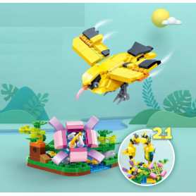 Конструктор Banbao Пташки 265 частини 2 в 1 Іволга/Морський коник