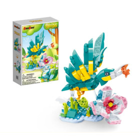 Конструктор Banbao Пташки 282 частини 2 в 1 Пташка рибалка/Слон