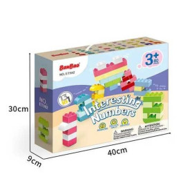 Конструктор Banbao Великі блоки Цікаві цифри 80 частини