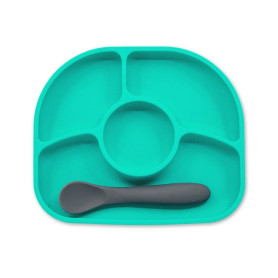 Ложка BBluv Силіконова тарілка Аква