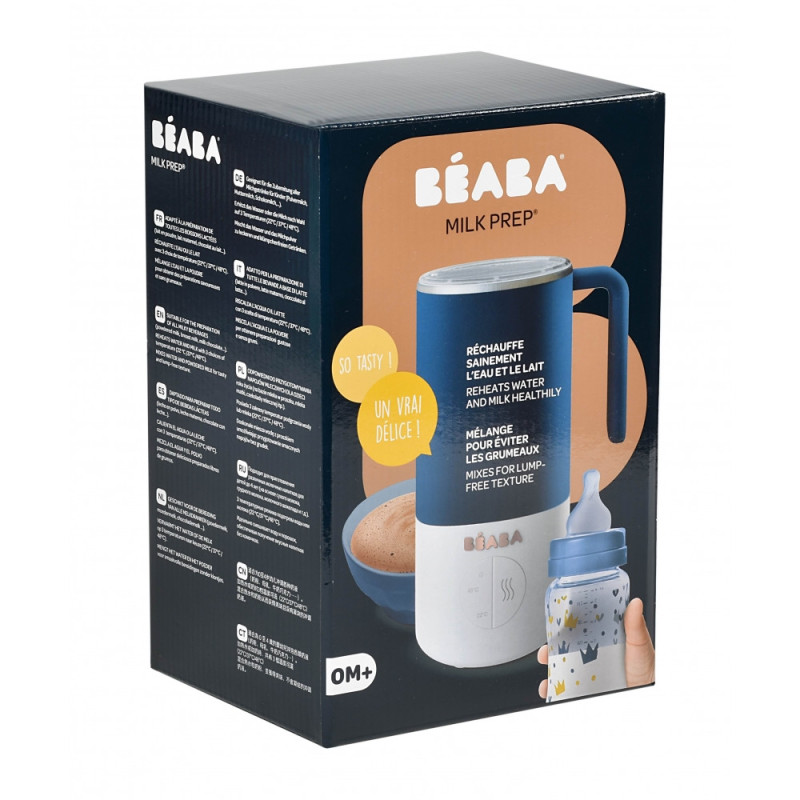 Міксер-підігрівач напоїв для дітей Beaba Milk Prep синій