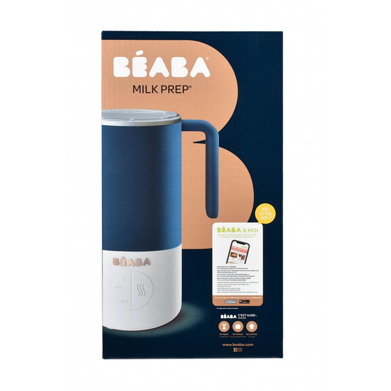 Міксер-підігрівач напоїв для дітей Beaba Milk Prep синій