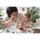 Миска Beaba силіконова на присосці з бортиком 350 мл рожевий