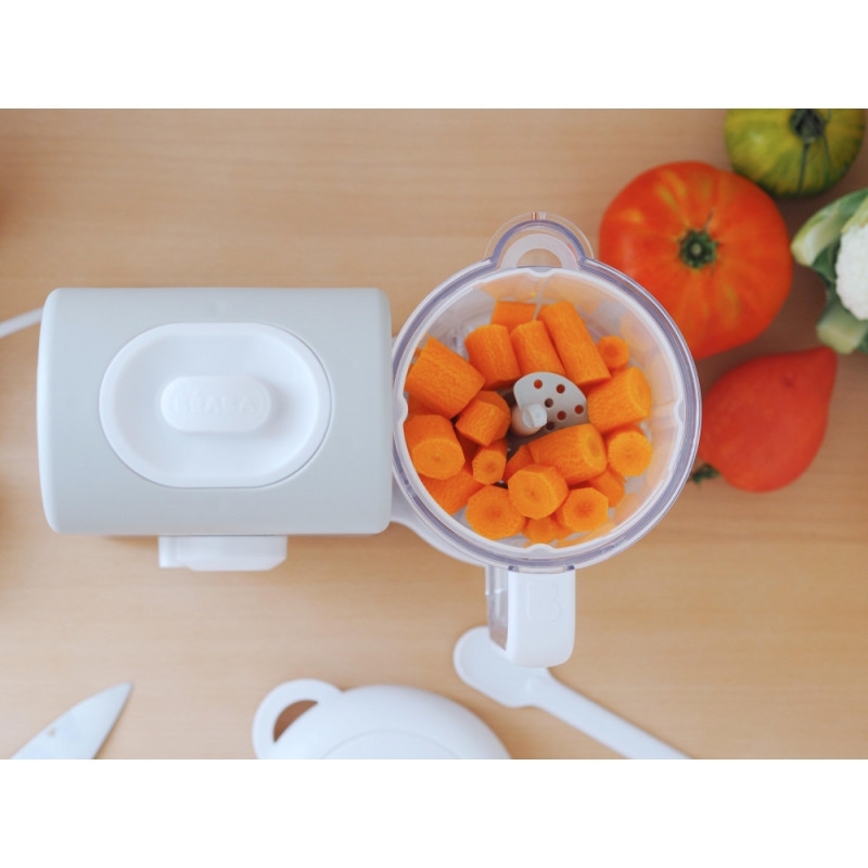 Пароварка - блендер Beaba Babycook Express сірий