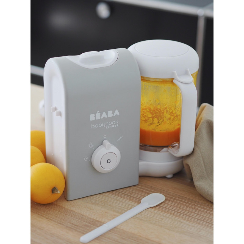 Пароварка - блендер Beaba Babycook Express сірий