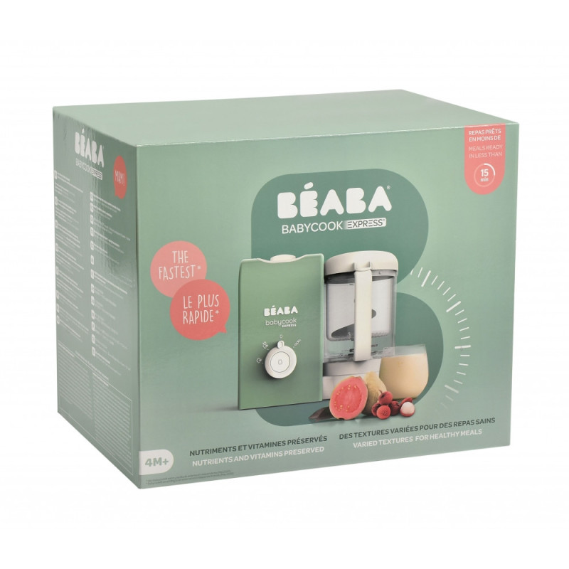Пароварка - блендер Beaba Babycook Express оливковий