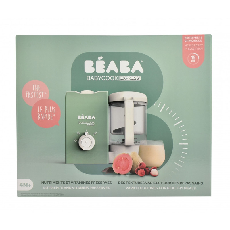 Пароварка - блендер Beaba Babycook Express оливковий