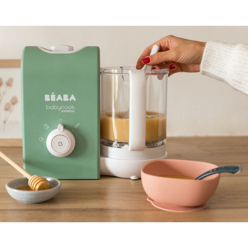 Пароварка - блендер Beaba Babycook Express оливковий