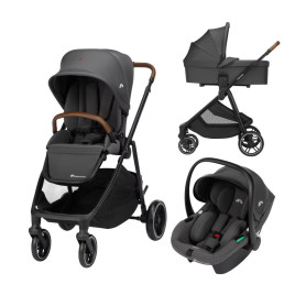 Універсальна коляска 3 в 1 BEBE CONFORT LUVIA TRIO Mineral Graphite