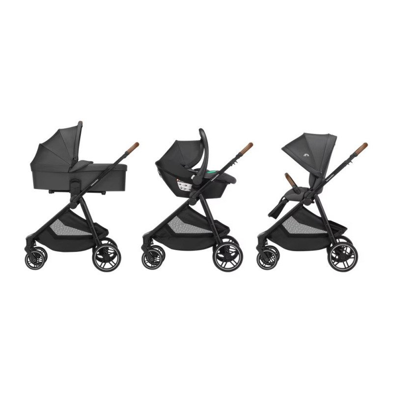Універсальна коляска 3 в 1 BEBE CONFORT LUVIA TRIO Mineral Graphite