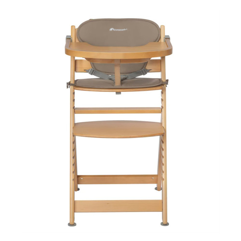 Стілець BEBE CONFORT для годування з вкладишем Timba Natural Wood/Beige