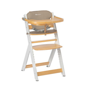 Стілець BEBE CONFORT для годування з вкладишем Timba Light Wood/Beige