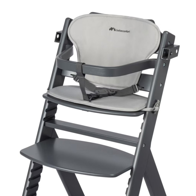 Стілець BEBE CONFORT для годування з вкладишем Timba White/Gray