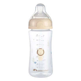 Пляшка BEBE CONFORT для годування PHYSIO AIR 270ml sand 6+ міс