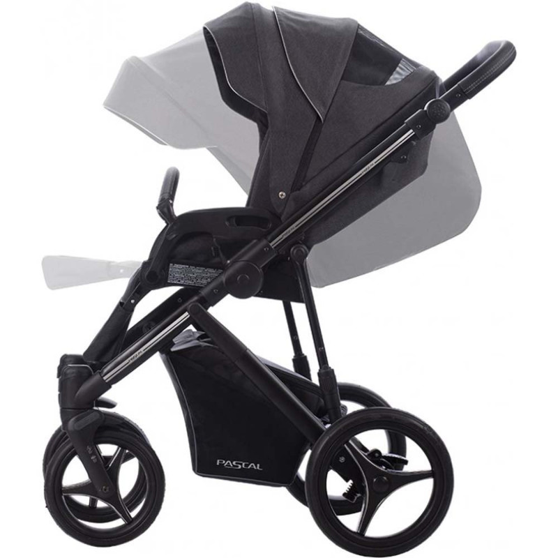 Універсальна коляска 2 в 1 Bebetto Pascal 01/графит