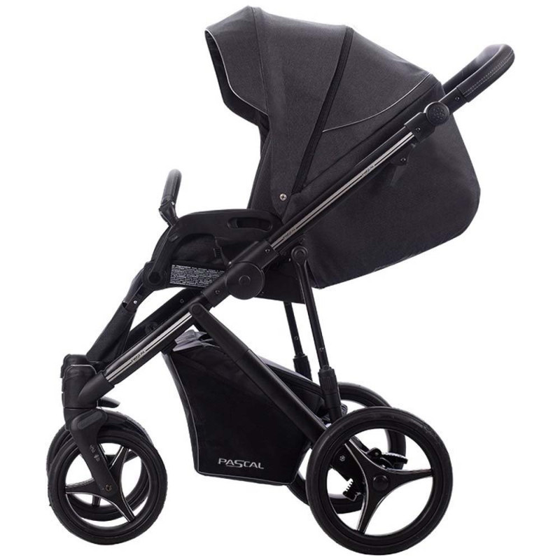 Універсальна коляска 2 в 1 Bebetto Pascal 01/графит