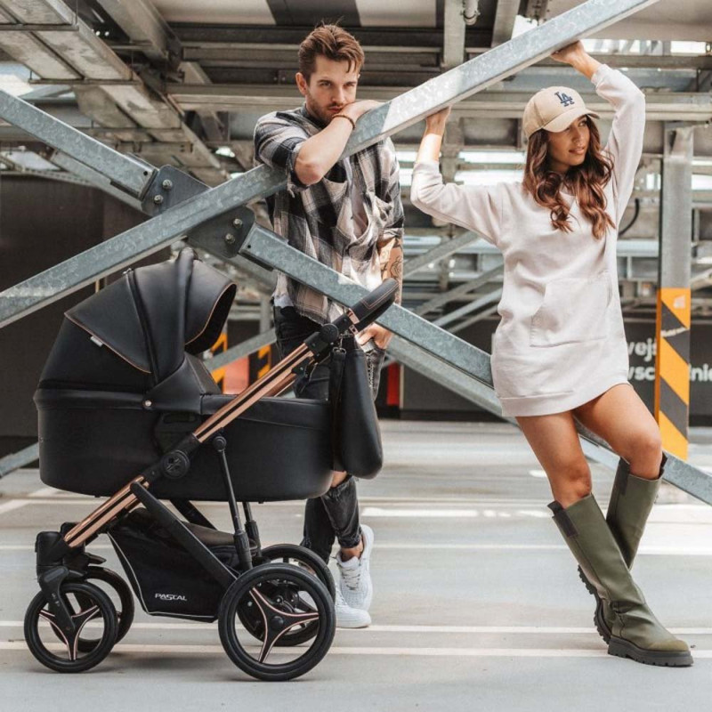 Універсальна коляска 2 в 1 Bebetto Pascal Premium dark 02