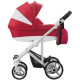 Універсальна коляска 2 в 1 Bebetto Magnum LUX 04/червоний/чорна рама