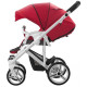 Універсальна коляска 2 в 1 Bebetto Magnum LUX 04/червоний/чорна рама