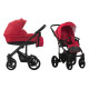Універсальна коляска 2 в 1 Bebetto Magnum 207/червоний/чорна рама