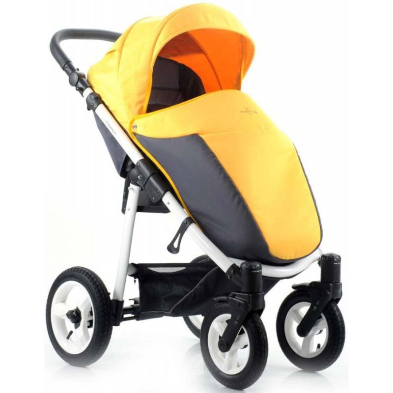 Універсальна коляска 2 в 1 Bebetto Magnum 351/бузковий/чорна рама