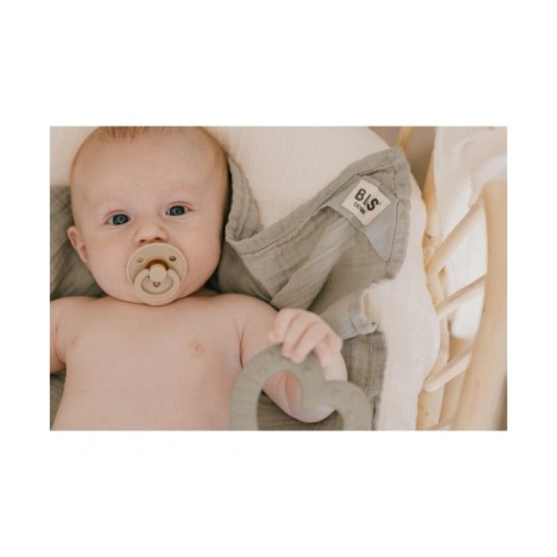 Пелюшка BIBS Дитяча муслінова Muslin Swaddle 120x120 см Blush