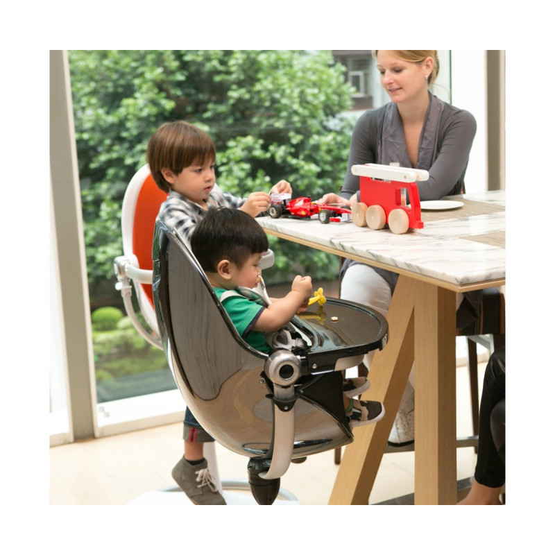 Стілець BLOOM для годування Fresco Black без вкладиша