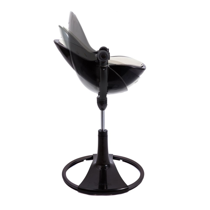 Стілець BLOOM для годування Fresco з вкладишем з екошкіри Noir / Coconut White