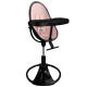 Стілець BLOOM для годування Fresco з вкладишем з екошкіри Noir / Rosewater