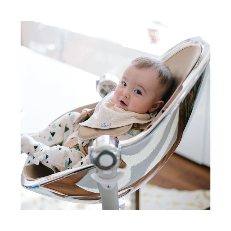 Стілець BLOOM для годування Fresco Silver без вкладиша