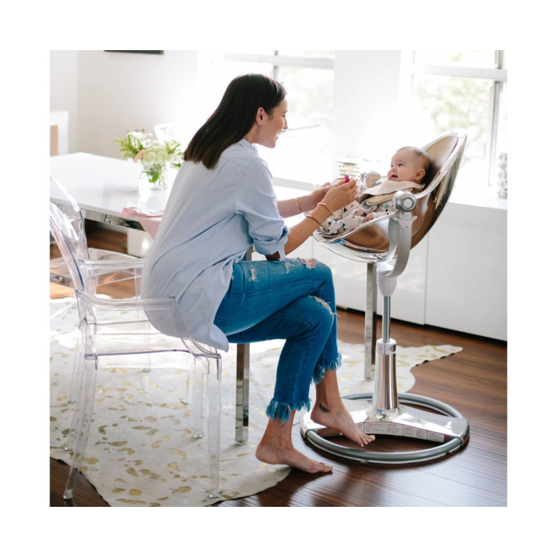 Стілець BLOOM для годування Fresco Silver без вкладиша