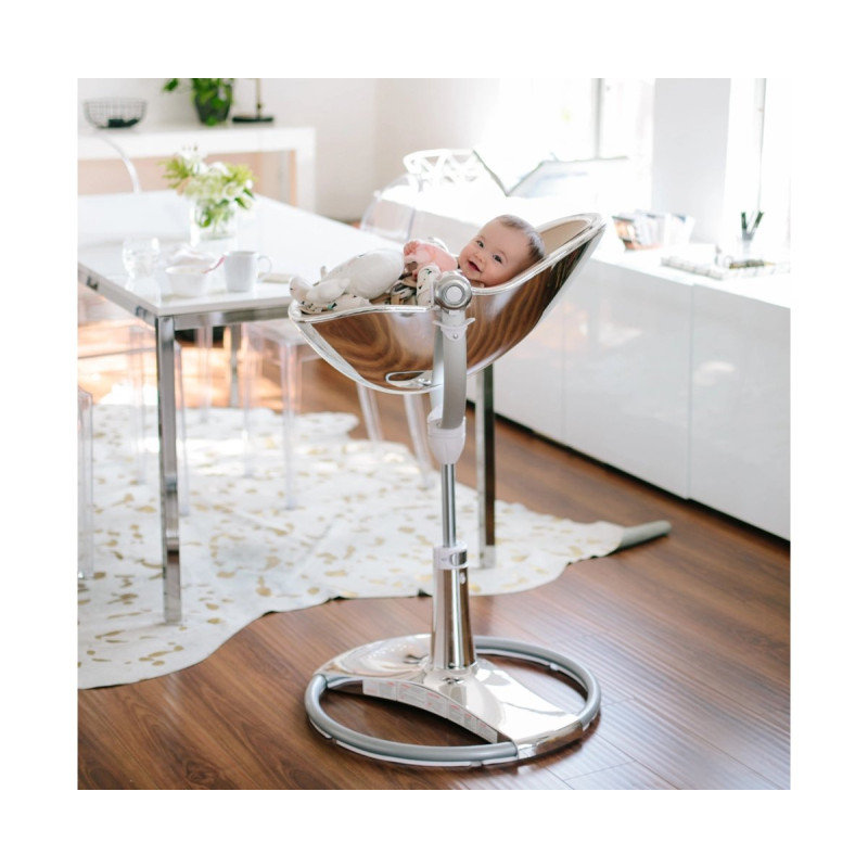 Стілець BLOOM для годування Fresco Silver без вкладиша
