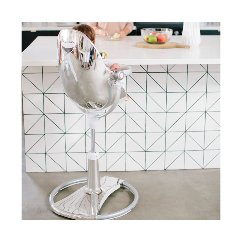 Стілець BLOOM для годування Fresco Silver без вкладиша